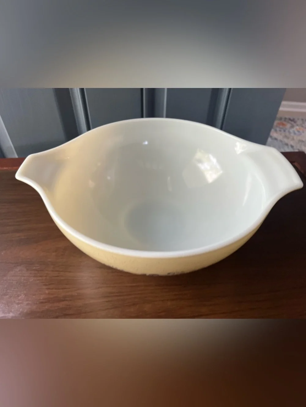 Vintage Pyrex Homestead 4 quart #444 Cinderella Mixing Bowl